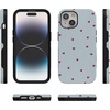 image:imageCasely iPhone 15 Plus Case  Love Lines  Blue Stripes  Bold Protective Design  MagSafe Compatible Design
