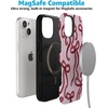 image:imageCasely iPhone 15 Plus Case  Love Me Knot  Mauve Bow  Bold Protective Design  MagSafe Compatible Design