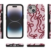 image:imageCasely iPhone 15 Plus Case  Love Me Knot  Mauve Bow  Bold Protective Design  MagSafe Compatible Design