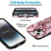 image:imageCasely iPhone 15 Plus Case  Love Me Knot  Mauve Bow  Bold Protective Design  MagSafe Compatible Design