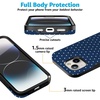 image:imageCasely iPhone 15 Plus Case  On the Dot  Navy Polka Dot  Bold Protective Design  Compatible with MagSafe