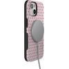 image:imageCasely iPhone 15 Plus Case  On the Dot  Pink amp Brown Polka Dot  Bold Protective Design  Compatible with MagSafe