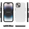 image:imageCasely iPhone 15 Plus Case  On the Dot  White Polka Dot  Bold Protective Design  Compatible with MagSafe