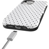 image:imageCasely iPhone 15 Plus Case  On the Dot  White Polka Dot  Bold Protective Design  Compatible with MagSafe