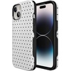 image:imageCasely iPhone 15 Plus Case  On the Dot  White Polka Dot  Bold Protective Design  Compatible with MagSafe