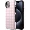 image:imageCasely iPhone 15 Plus Case  Pink Plaid  Sunday Best  Bold Protective Design  Compatible with MagSafe