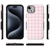 image:imageCasely iPhone 15 Plus Case  Pink Plaid  Sunday Best  Bold Protective Design  Compatible with MagSafe