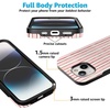 image:imageCasely iPhone 15 Plus Case  Pretty in Pastel  Blush Stripes  Bold Protective Design  MagSafe Compatible Design