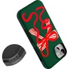 image:imageCasely iPhone 15 Plus Case  Santas Favorite  Holiday Bow  Bold Protective Design  MagSafe Compatible Design
