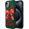 image:imageCasely iPhone 15 Plus Case  Santas Favorite  Holiday Bow  Bold Protective Design  MagSafe Compatible Design