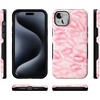 image:imageCasely iPhone 15 Plus Case  Sealed with a Kiss  Pink Lipstick  Bold Protective Design  Compatible with MagSafe
