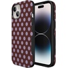 image:imageCasely iPhone 15 Plus Case  Spotted in SoHo  Burgundy Polka Dot  Bold Protective Design  Compatible with MagSafe