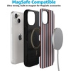 image:imageCasely iPhone 15 Plus Case  Sunday in Brooklyn  Chocolate Blue Stripes  Bold Protective Design  Compatible with MagSafe
