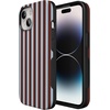 image:imageCasely iPhone 15 Plus Case  Sunday in Brooklyn  Chocolate Blue Stripes  Bold Protective Design  Compatible with MagSafe