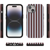 image:imageCasely iPhone 15 Plus Case  Sunday in Brooklyn  Chocolate Blue Stripes  Bold Protective Design  Compatible with MagSafe