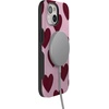 image:imageCasely iPhone 15 Plus Case  Whole Lotta Love  Plum Hearts  Bold Protective Design  MagSafe Compatible Design