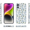 image:imageCasely iPhone 16 Case  Blue Hydrangea  Nantucket Cottage  Compatible with MagSafe  Classic Ultra Slim Design