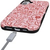 image:imageCasely iPhone 16 Case  Blush Garden  Floral Doodle  Bold MilitaryGrade Drop Protection  Compatible with MagSafe