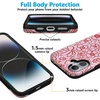 image:imageCasely iPhone 16 Case  Blush Garden  Floral Doodle  Bold MilitaryGrade Drop Protection  Compatible with MagSafe