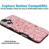 image:imageCasely iPhone 16 Case  Blush Garden  Floral Doodle  Bold MilitaryGrade Drop Protection  Compatible with MagSafe