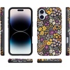 image:imageCasely iPhone 16 Case  Falling for You  Plum Floral  Bold Protective Design  Compatible with MagSafe