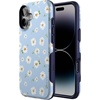 image:imageCasely iPhone 16 Case  Lost in Spots  Cheetah Print  Bold Protective Design  Compatible with MagSafeDaisy Daydream  Baby Blue Floral