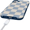 image:imageCasely iPhone 16 Case  Lost in Spots  Cheetah Print  Bold Protective Design  Compatible with MagSafeFit Check  Light Blue Checkerboard