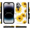 image:imageCasely iPhone 16 Case  Lost in Spots  Cheetah Print  Bold Protective Design  Compatible with MagSafeGolden Garden  Yellow Sunflower Floral