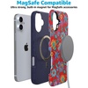 image:imageCasely iPhone 16 Case  Lost in Spots  Cheetah Print  Bold Protective Design  Compatible with MagSafePainted Flowers  Frida Kahlo Floral