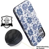 image:imageCasely iPhone 16 Case  Lost in Spots  Cheetah Print  Bold Protective Design  Compatible with MagSafeRose to Fame  Blue  White Rose Floral