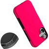 image:imageCasely iPhone 16 Case  Lost in Spots  Cheetah Print  Bold Protective Design  Compatible with MagSafeThink Pink  Solid Neon Pink