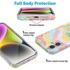 image:imageCasely iPhone 16 Case  Love Song  Lavender Heart  Compatible with MagSafe  Classic Ultra Slim DesignColor Me Happy  Doodle Colorblock