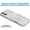 image:imageCasely iPhone 16 Case  Love Song  Lavender Heart  Compatible with MagSafe  Classic Ultra Slim DesignCupids Canvas  Periwinkle Floral