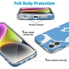 image:imageCasely iPhone 16 Case  Love Song  Lavender Heart  Compatible with MagSafe  Classic Ultra Slim DesignCurrent MOOd  Light Blue Cow Print