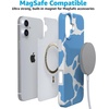 image:imageCasely iPhone 16 Case  Love Song  Lavender Heart  Compatible with MagSafe  Classic Ultra Slim DesignCurrent MOOd  Light Blue Cow Print