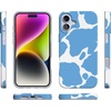 image:imageCasely iPhone 16 Case  Love Song  Lavender Heart  Compatible with MagSafe  Classic Ultra Slim DesignCurrent MOOd  Light Blue Cow Print