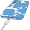 image:imageCasely iPhone 16 Case  Love Song  Lavender Heart  Compatible with MagSafe  Classic Ultra Slim DesignCurrent MOOd  Light Blue Cow Print