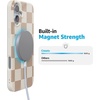 image:imageCasely iPhone 16 Case  Love Song  Lavender Heart  Compatible with MagSafe  Classic Ultra Slim DesignFit Check  Beige Checkerboard