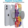 image:imageCasely iPhone 16 Case  Love Song  Lavender Heart  Compatible with MagSafe  Classic Ultra Slim DesignFlower Patch  MultiColor Floral