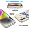 image:imageCasely iPhone 16 Case  Love Song  Lavender Heart  Compatible with MagSafe  Classic Ultra Slim DesignHeartstrings  Blue Bow