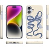 image:imageCasely iPhone 16 Case  Love Song  Lavender Heart  Compatible with MagSafe  Classic Ultra Slim DesignHeartstrings  Blue Bow