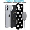 image:imageCasely iPhone 16 Case  Love Song  Lavender Heart  Compatible with MagSafe  Classic Ultra Slim DesignHigh Contrast  Black Polka Dot