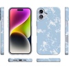 image:imageCasely iPhone 16 Case  Love Song  Lavender Heart  Compatible with MagSafe  Classic Ultra Slim DesignLight Blue Skies  Marble Clouds