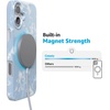 image:imageCasely iPhone 16 Case  Love Song  Lavender Heart  Compatible with MagSafe  Classic Ultra Slim DesignLight Blue Skies  Marble Clouds