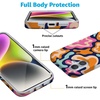 image:imageCasely iPhone 16 Case  Love Song  Lavender Heart  Compatible with MagSafe  Classic Ultra Slim DesignMidnight Color Splash  Abstract Retro