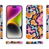 image:imageCasely iPhone 16 Case  Love Song  Lavender Heart  Compatible with MagSafe  Classic Ultra Slim DesignMidnight Color Splash  Abstract Retro