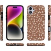 image:imageCasely iPhone 16 Case  Love Song  Lavender Heart  Compatible with MagSafe  Classic Ultra Slim DesignMocha Meadow  Tiny Flowers