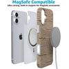 image:imageCasely iPhone 16 Case  Love Song  Lavender Heart  Compatible with MagSafe  Classic Ultra Slim DesignMocha Ripple  Brown Waves