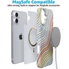 image:imageCasely iPhone 16 Case  Love Song  Lavender Heart  Compatible with MagSafe  Classic Ultra Slim DesignRide The Wave  Pastel Rainbow Lined