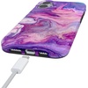 image:imageCasely iPhone 16 Case  Love Song  Lavender Heart  Compatible with MagSafe  Classic Ultra Slim DesignTie Dying Over You  Purple Marble